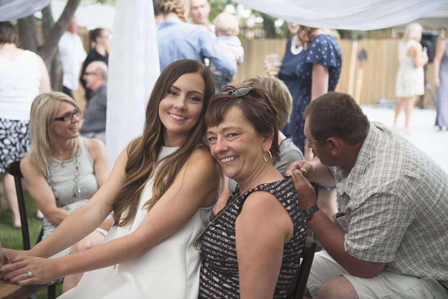 Calgary Backyard Wedding Reception Blair Marie Photography Calgary wedding Photographer