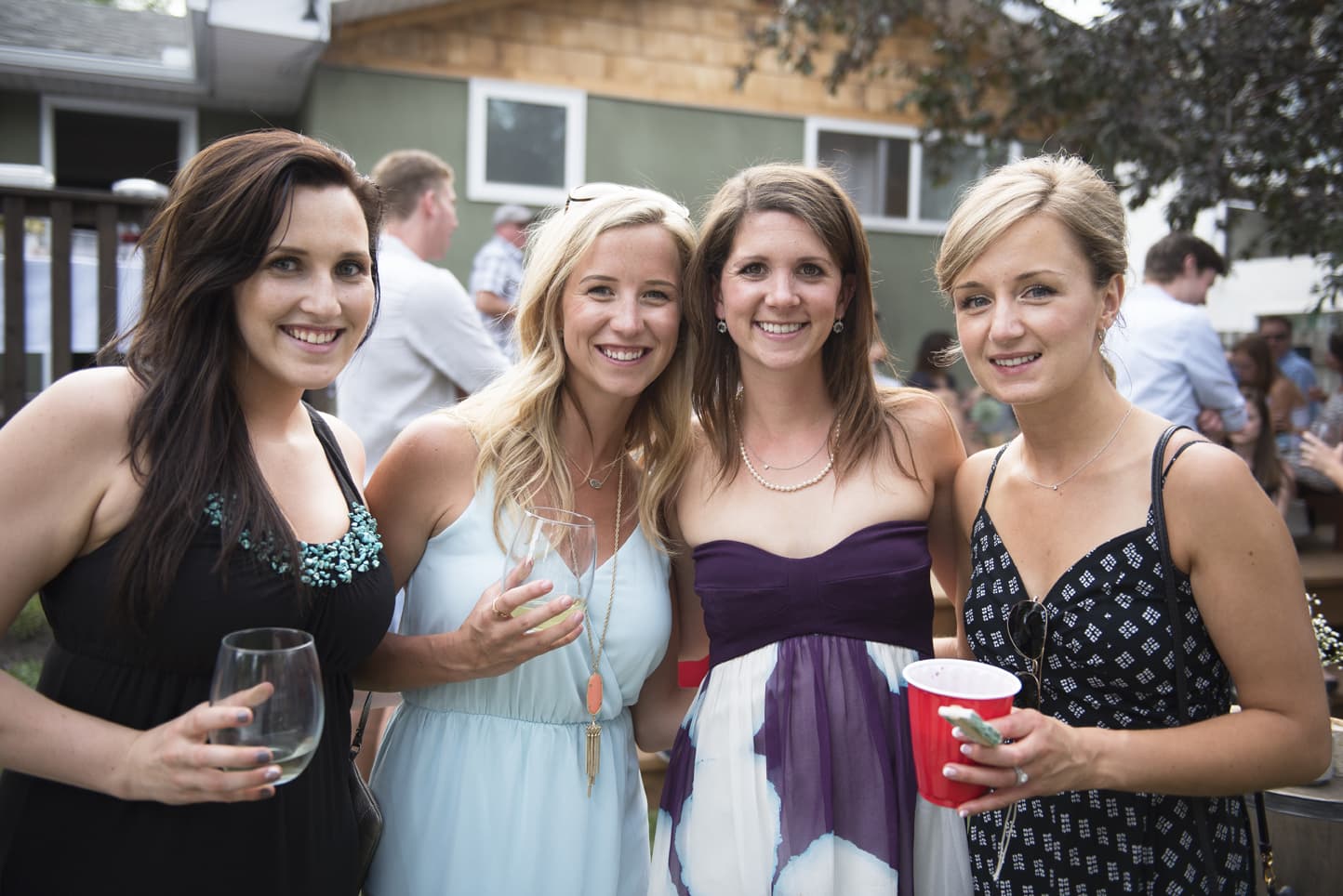 Calgary Backyard Wedding Reception Blair Marie Photography Calgary wedding Photographer