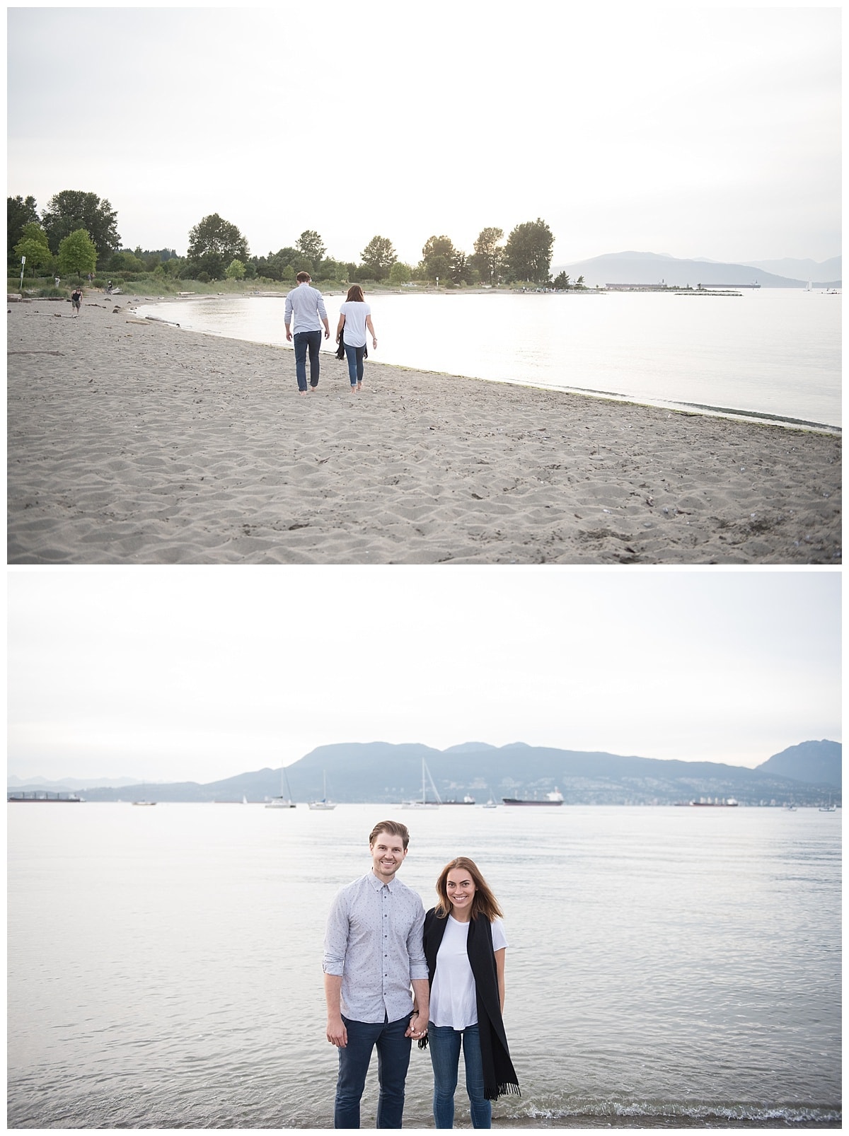 Vancouver Beach Portrait Session Calgary Wedding Photographer Vancouver Wedding Photographer