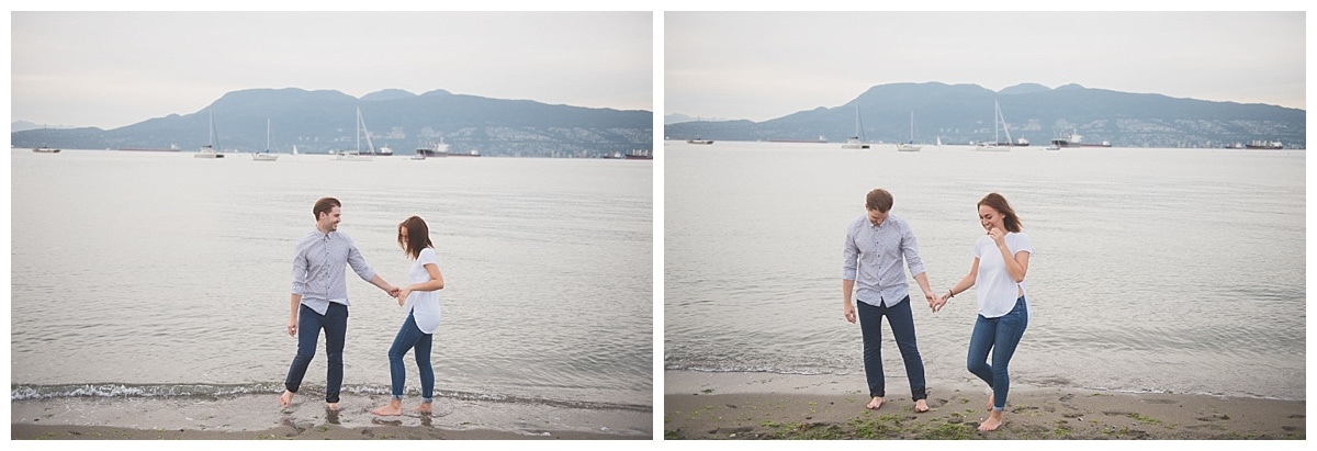 Vancouver Beach Portrait Session Calgary Wedding Photographer Vancouver Wedding Photographer