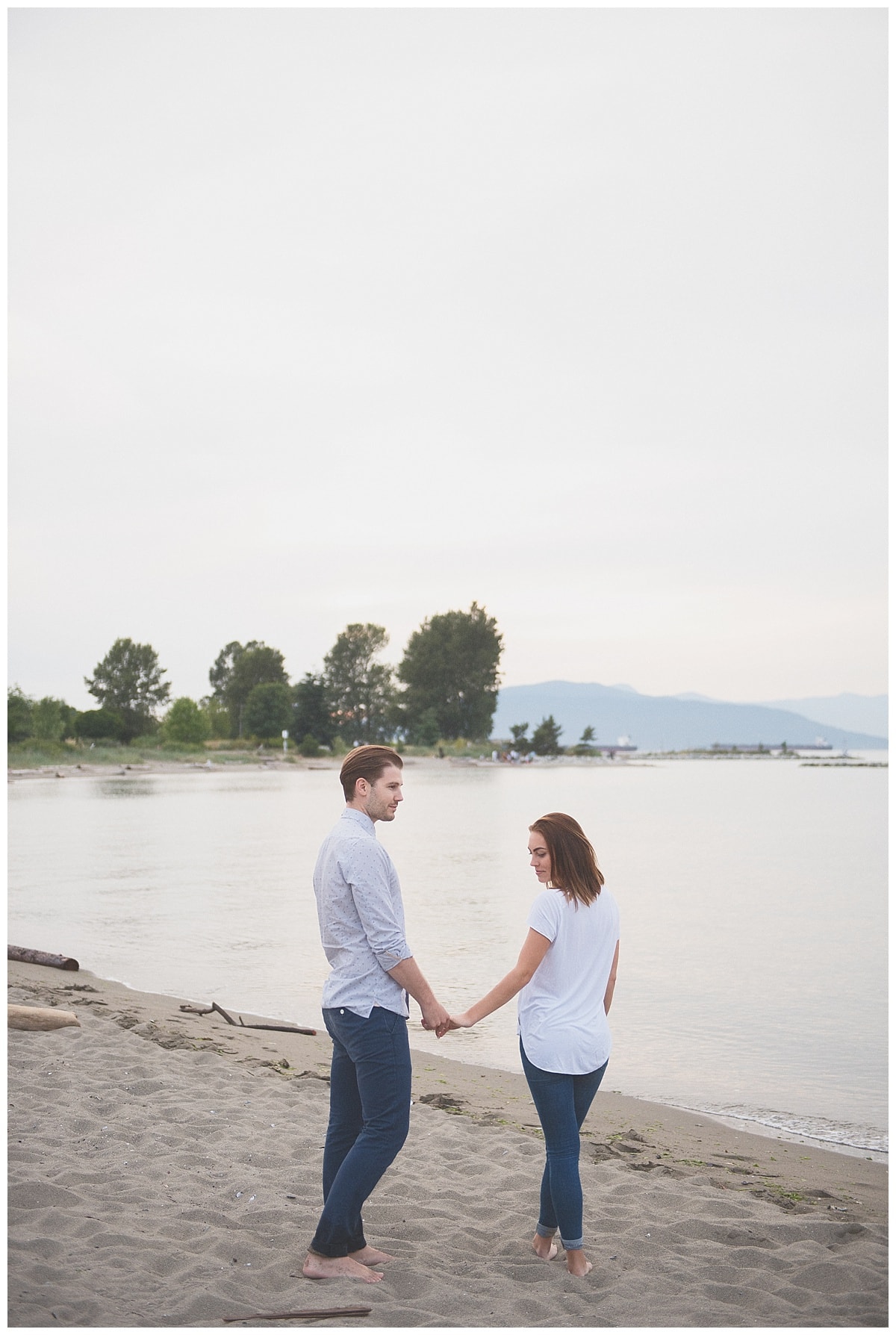 Vancouver Beach Portrait Session Calgary Wedding Photographer Vancouver Wedding Photographer