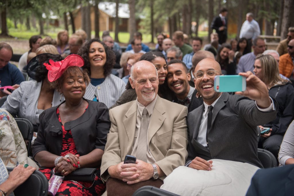 a year in review family takes selfie before wedding