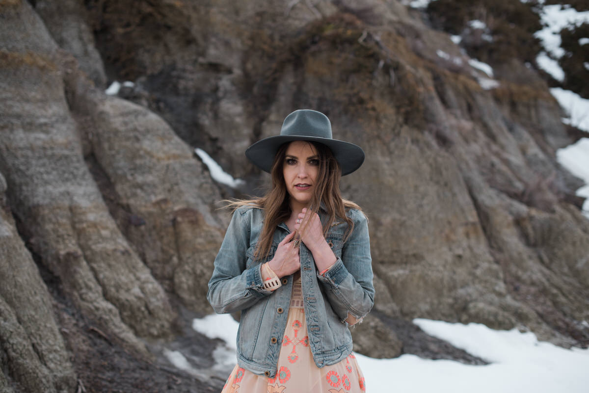 Wildyus in the desert for love and lemons dress