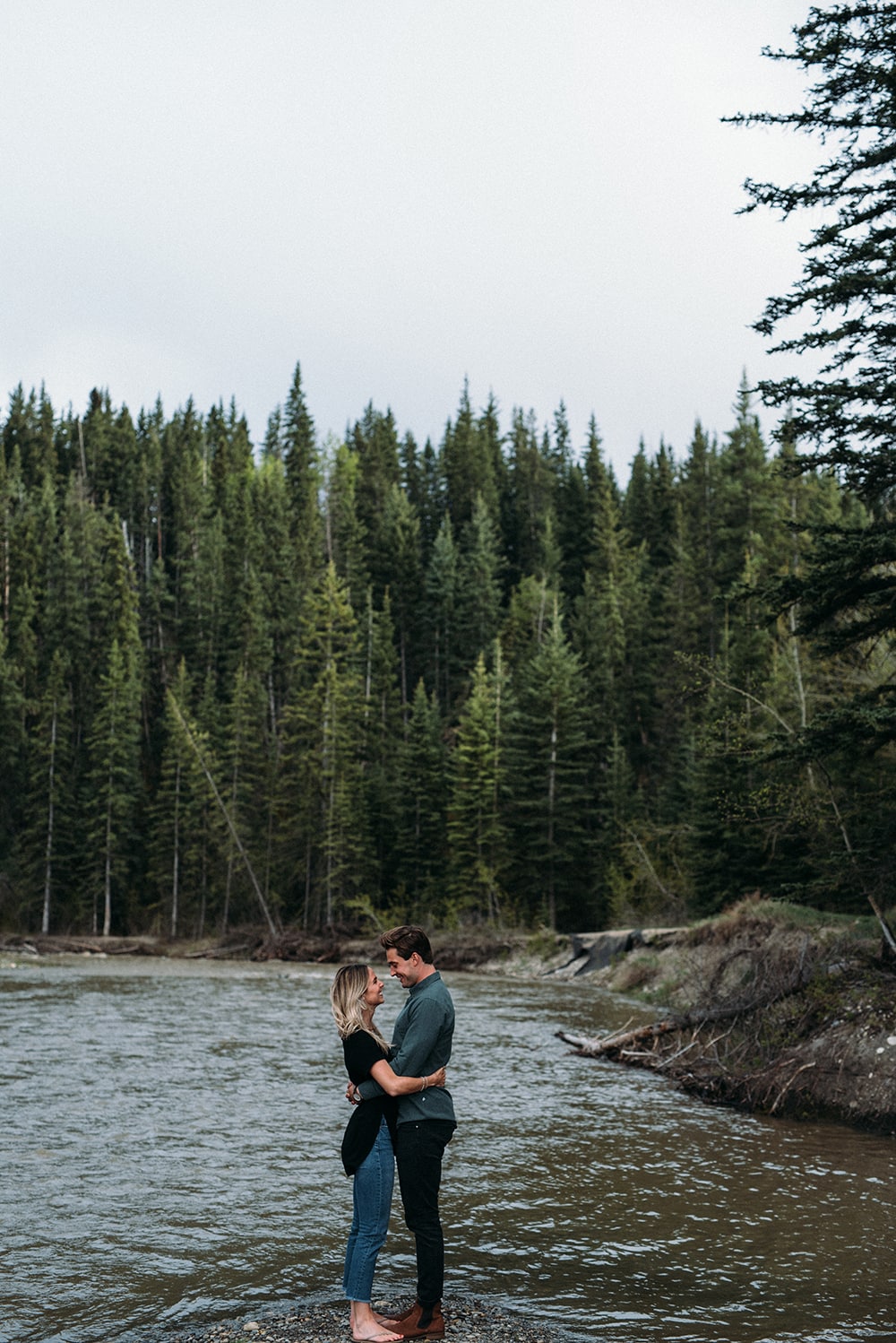 Fish Creek Park Engagement Session | Caitlin and Kody Blair Marie Photography