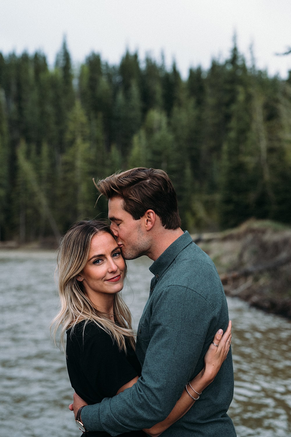 Fish Creek Park Engagement Session Caitlin and Kody Blair Marie Photography