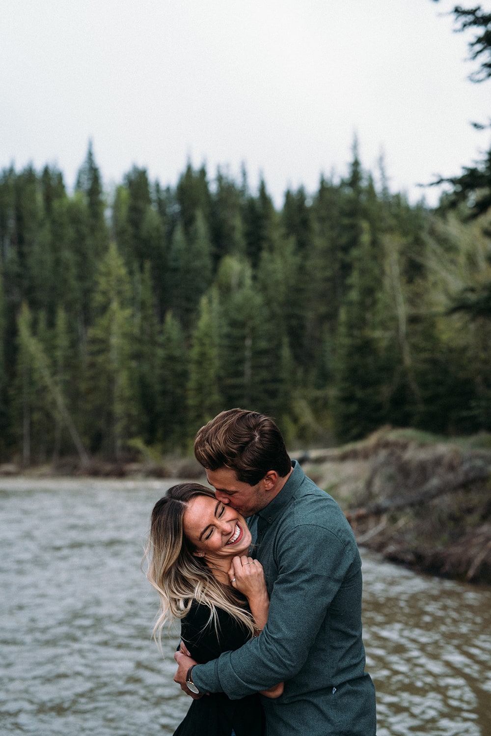 Fish Creek Park Engagement Session Caitlin and Kody Blair Marie Photography