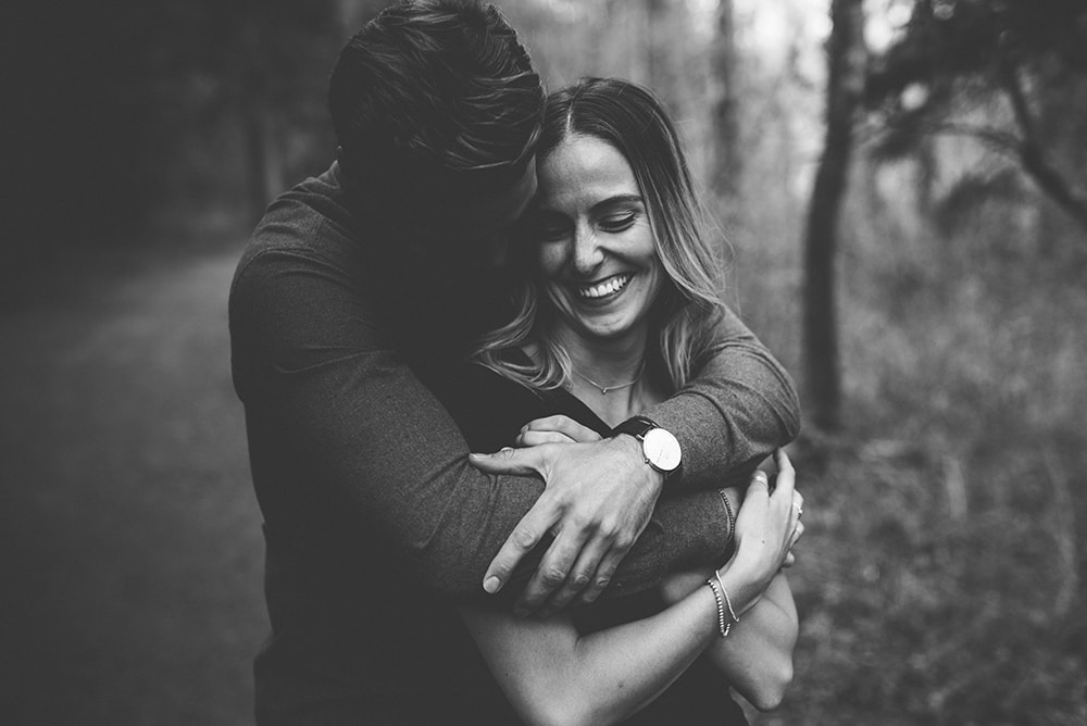 Fish Creek Park Engagement Session Caitlin and Kody Blair Marie Photography