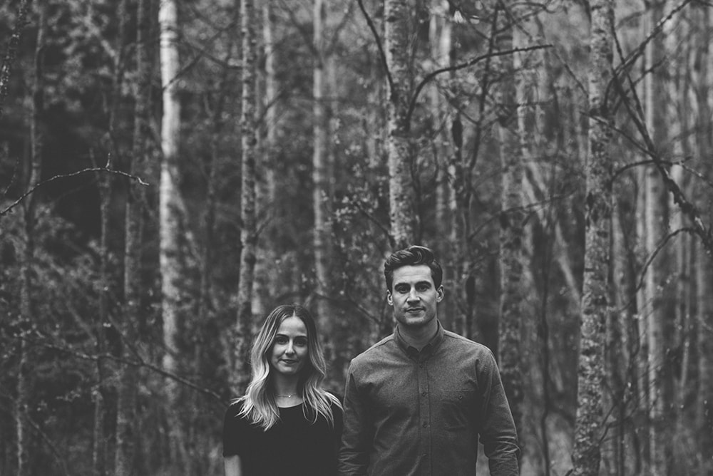 Fish Creek Park Engagement Session Caitlin and Kody Blair Marie Photography