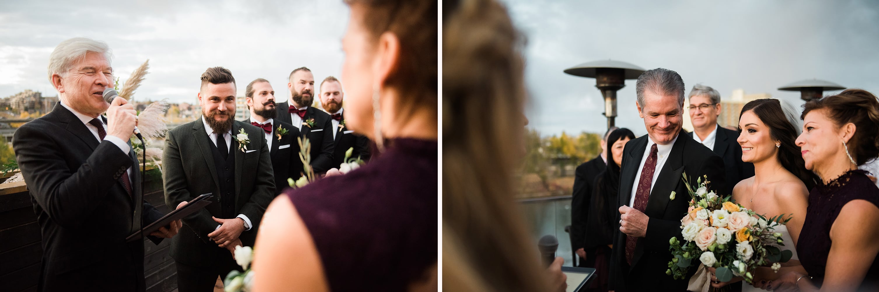 Charbar Rooftop Wedding Calgary Blair Marie Photography Calgary Wedding Photographer