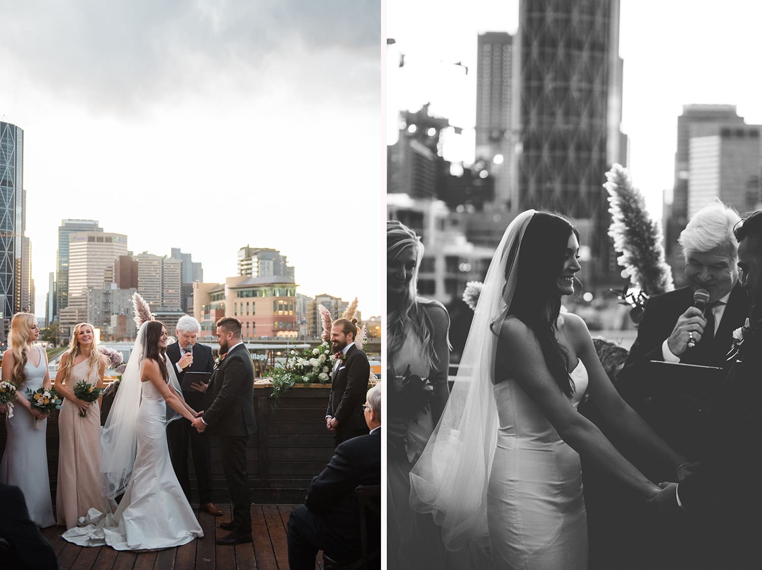 Charbar Rooftop Wedding Calgary Blair Marie Photography Calgary Wedding Photographer