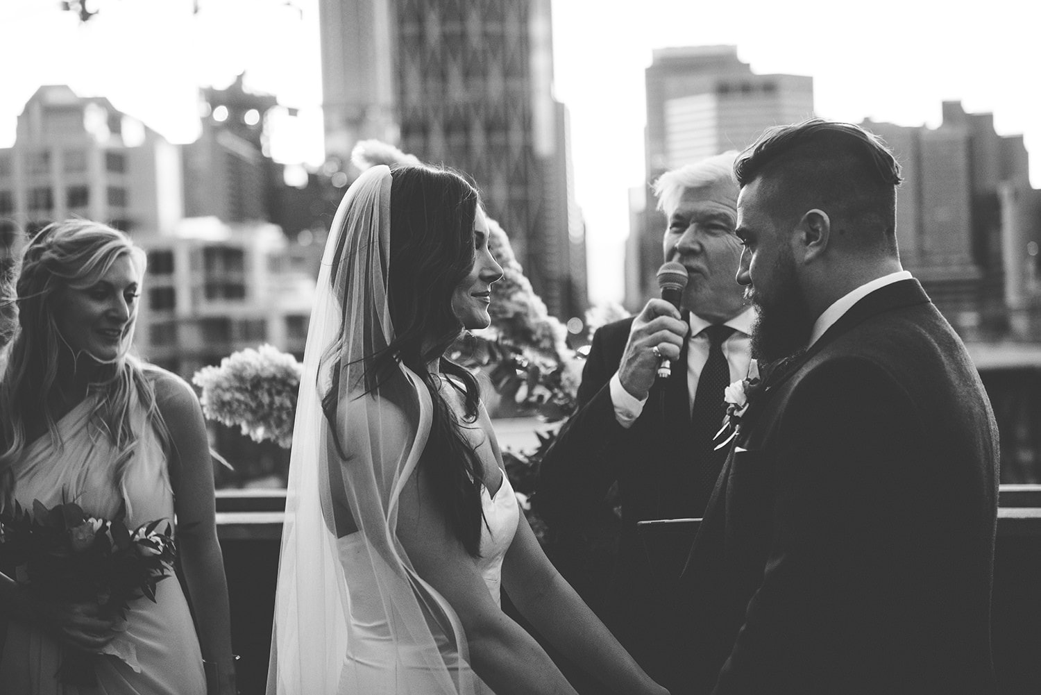 Charbar Rooftop Wedding Calgary Blair Marie Photography Calgary Wedding Photographer