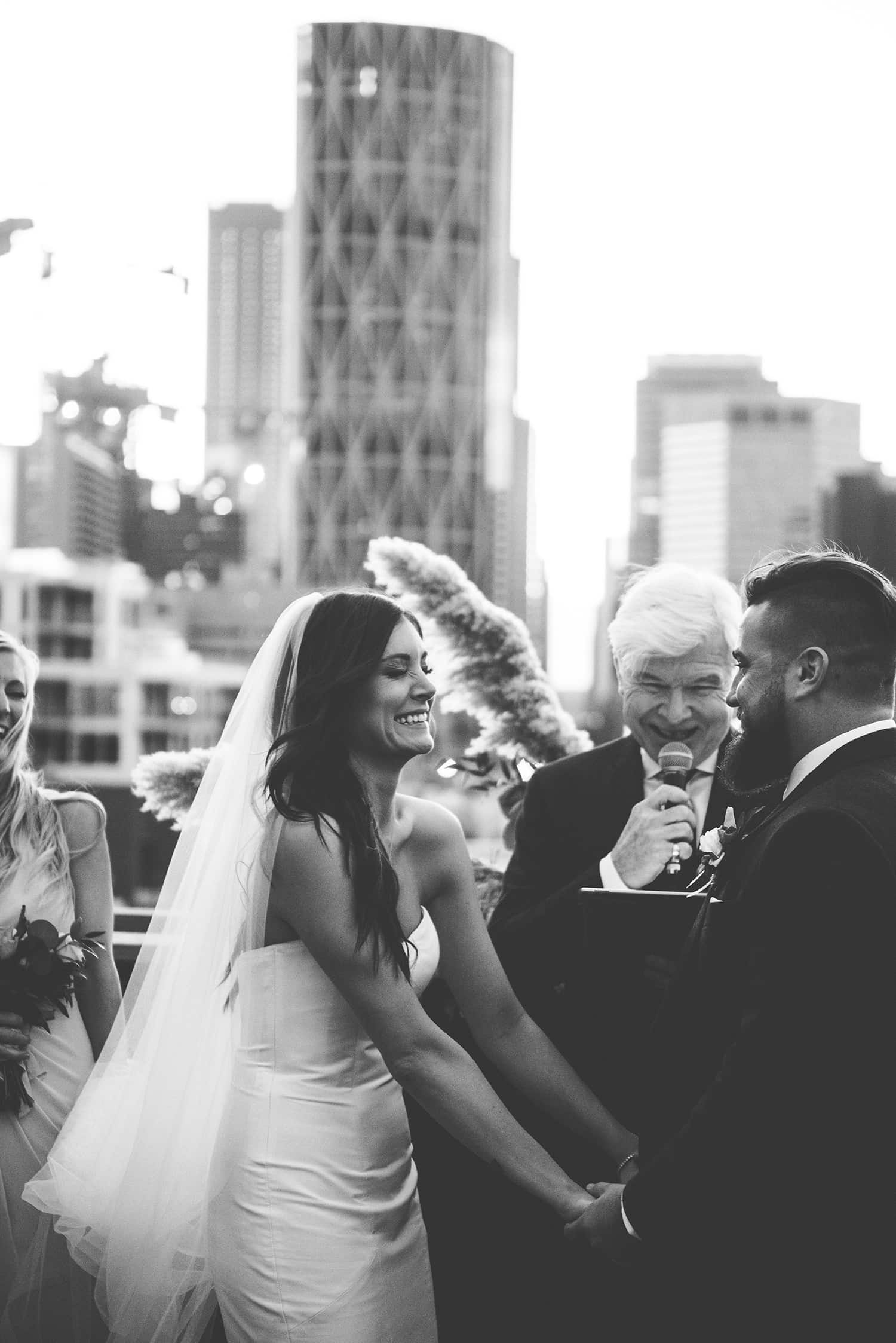 Charbar Rooftop Wedding Calgary Blair Marie Photography Calgary Wedding Photographer