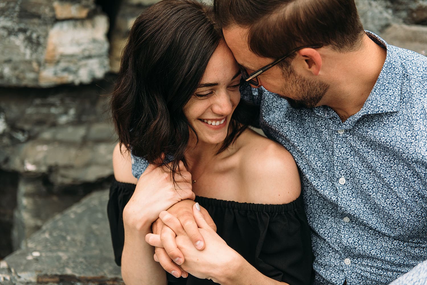 Riverside Engagement Session Calgary Blair Marie Photography