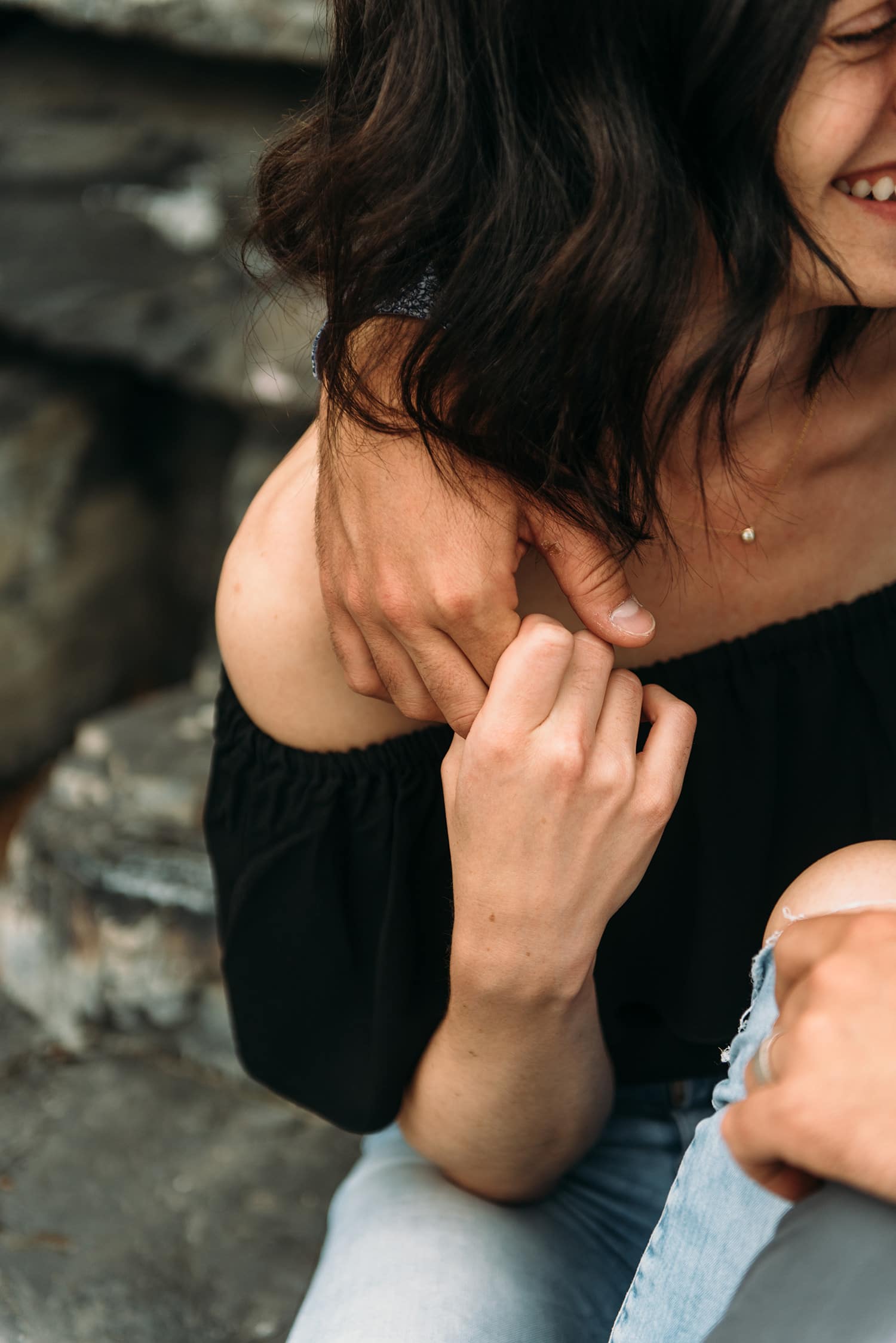 Riverside Engagement Session Calgary Blair Marie Photography