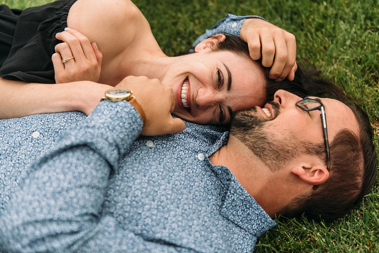 Riverside Engagement Session Calgary Blair Marie Photography