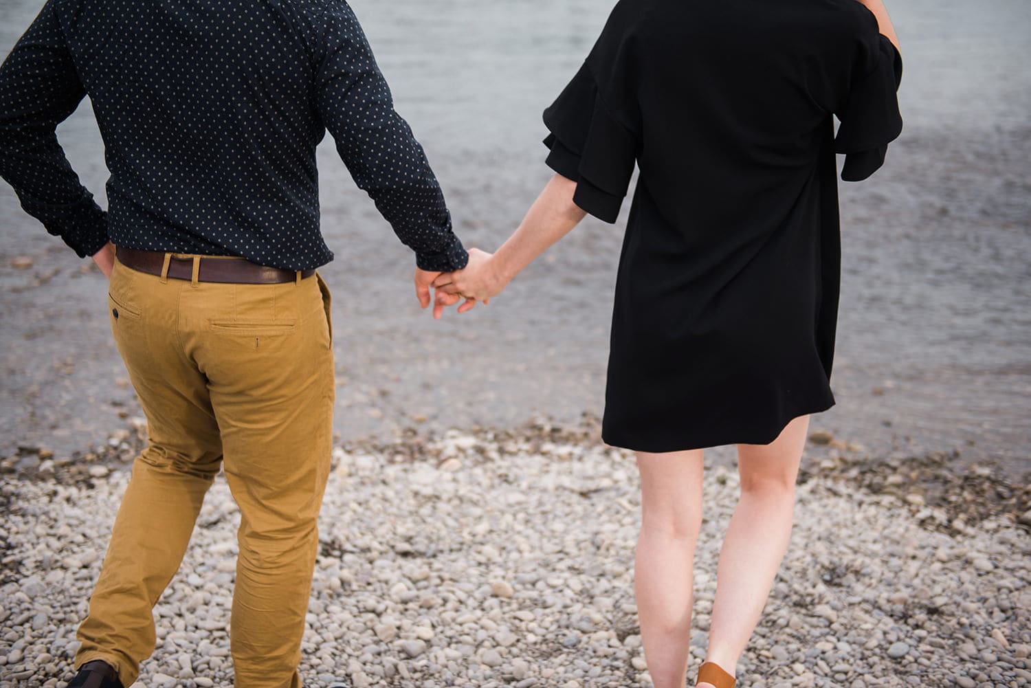 Riverside Engagement Session Calgary Blair Marie Photography