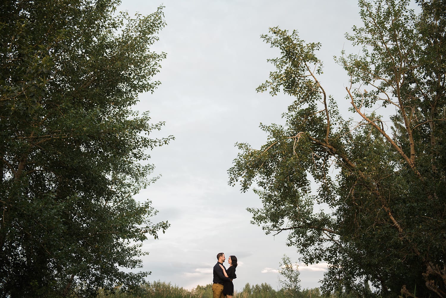 Riverside Engagement Session Calgary Blair Marie Photography