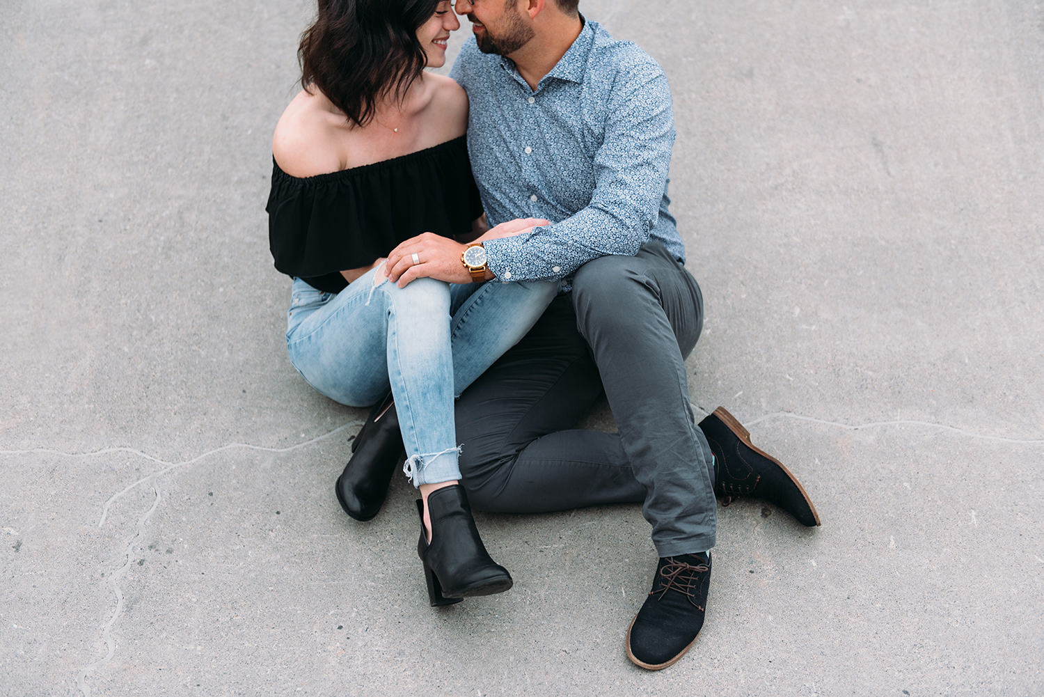 Riverside Engagement Session Calgary Blair Marie Photography