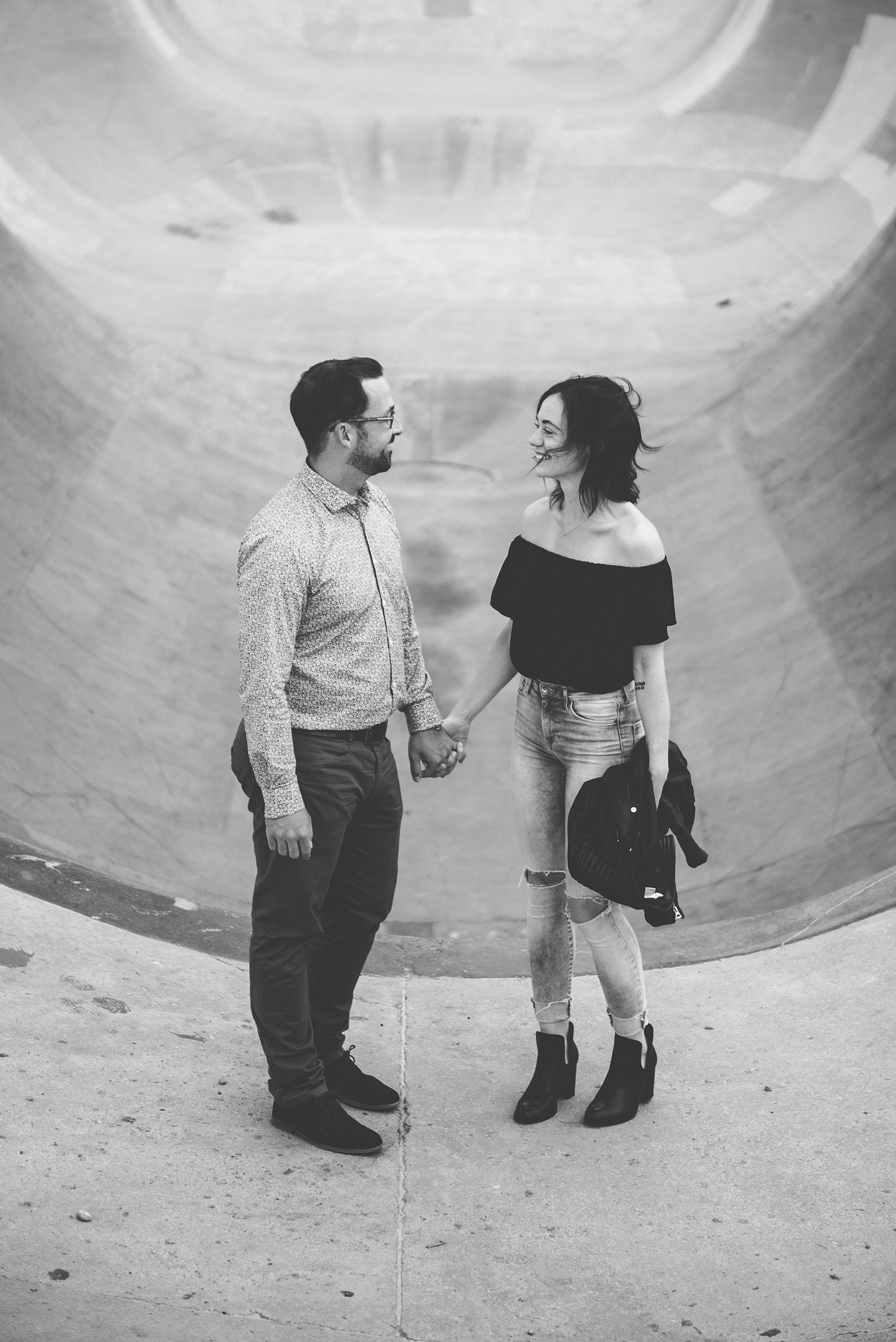 Riverside Engagement Session Calgary Blair Marie Photography