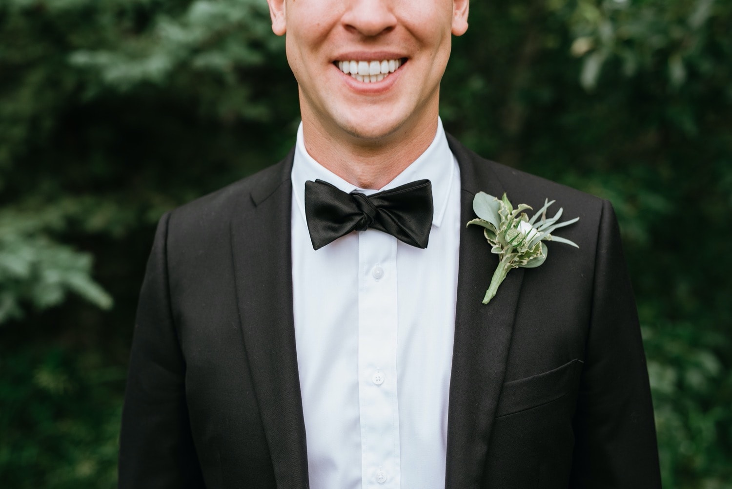 Dapper groom bowtie